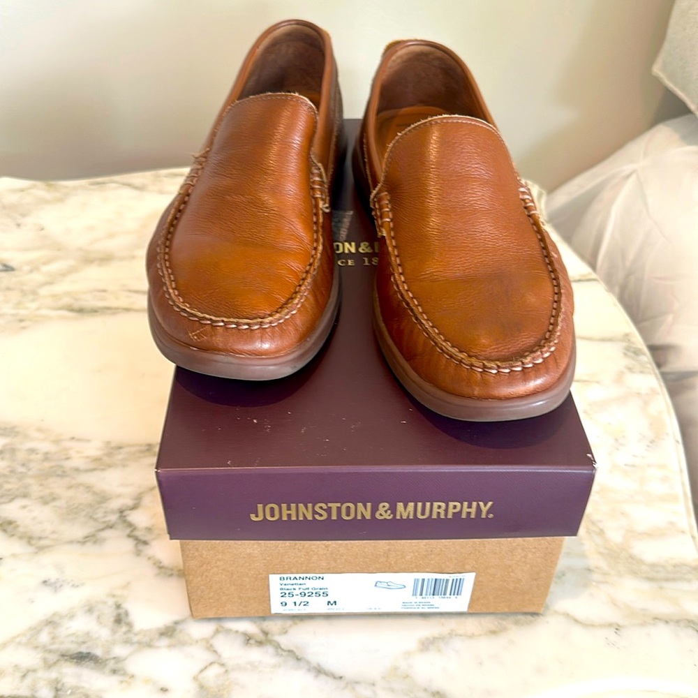Johnston & Murphy Brown Leather Loafers